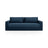 Belfast 3-Sitzer Sofa mit Schlaffunktion und Stauraum, aus Samt in Königsblau (Magic Velvet 2204), 238x105x84 cm von Cosmopolitan Design – Bild 1