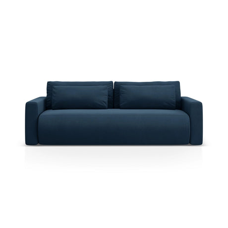 Belfast 3-Sitzer Sofa mit Schlaffunktion und Stauraum, aus Samt in Königsblau (Magic Velvet 2204), 238x105x84 cm von Cosmopolitan Design – Bild 1