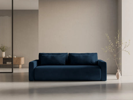 Belfast 3-Sitzer Sofa mit Schlaffunktion und Stauraum, aus Samt in Königsblau (Magic Velvet 2204), 238x105x84 cm von Cosmopolitan Design – Bild 2