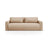 Belfast 3-Sitzer Sofa mit Schlaffunktion und Stauraum, aus Samt in Mandelbeige (Magic Velvet 2282), 238x105x84 cm von Cosmopolitan Design – Bild 1