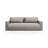 Belfast 3-Sitzer Sofa mit Schlaffunktion und Stauraum, aus Samt in Warmes Grau (Magic Velvet 2270), 238x105x84 cm von Cosmopolitan Design – Bild 1