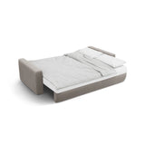 Belfast 3-Sitzer Sofa mit Schlaffunktion und Stauraum, aus Samt in Warmes Grau (Magic Velvet 2270), 238x105x84 cm von Cosmopolitan Design – Bild 7