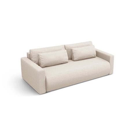 Belfast 3-Sitzer Sofa mit Schlaffunktion und Stauraum, aus Samt oder Strukturstoff, 238x105x84 cm von Cosmopolitan Design – Bild 4
