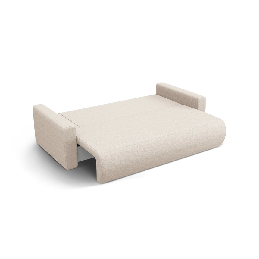 Belfast 3-Sitzer Sofa mit Schlaffunktion und Stauraum, aus Samt oder Strukturstoff, 238x105x84 cm von Cosmopolitan Design – Bild 5