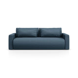 Belfast 3-Sitzer Sofa mit Schlaffunktion und Stauraum, aus Strukturierter Stoff in Blau (Heritage Ocean), 238x105x84 cm von Cosmopolitan Design – Bild 1