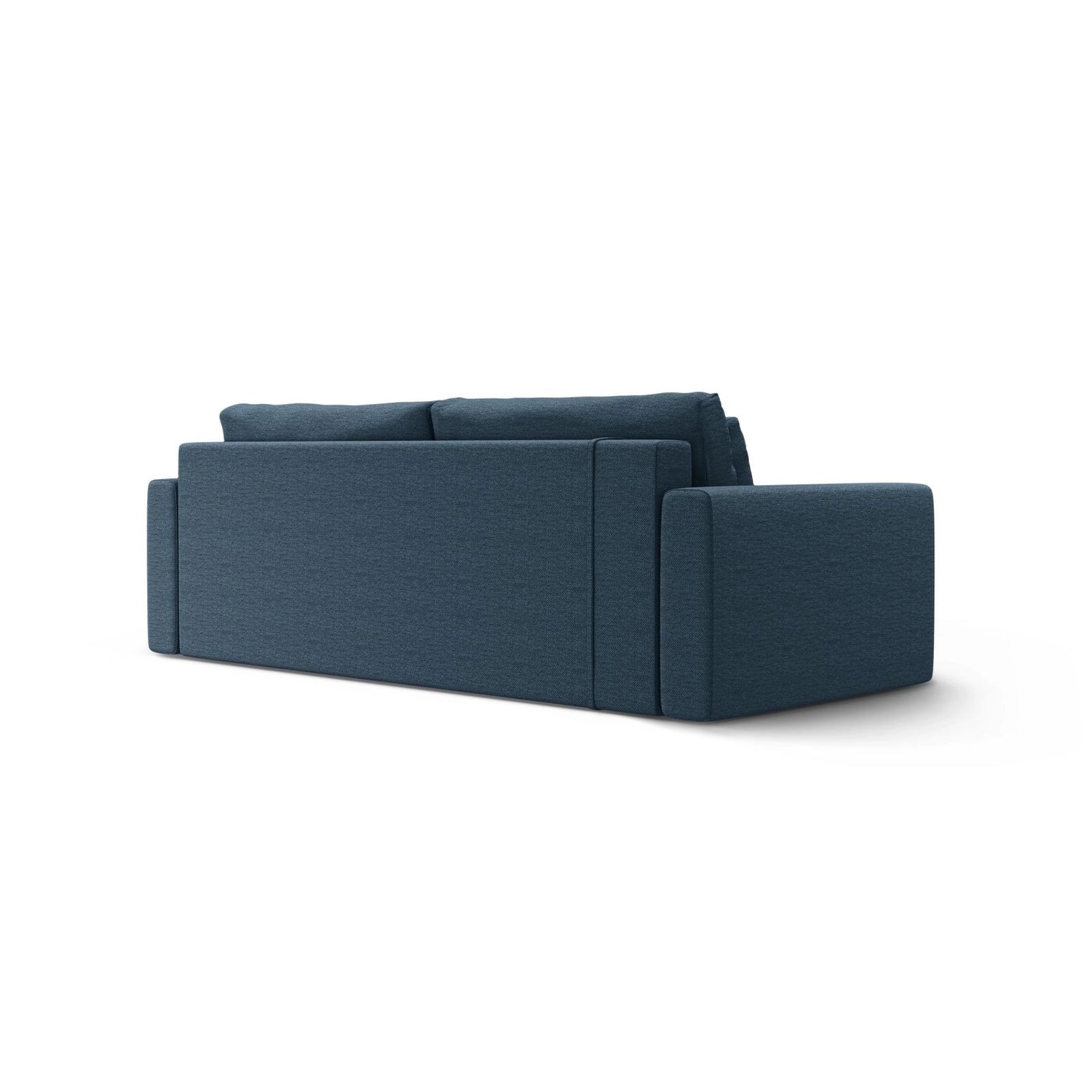 Belfast 3-Sitzer Sofa mit Schlaffunktion und Stauraum, aus Strukturierter Stoff in Blau (Heritage Ocean), 238x105x84 cm von Cosmopolitan Design – Bild 7