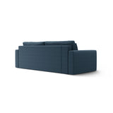Belfast 3-Sitzer Sofa mit Schlaffunktion und Stauraum, aus Strukturierter Stoff in Blau (Heritage Ocean), 238x105x84 cm von Cosmopolitan Design – Bild 7