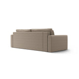 Belfast 3-Sitzer Sofa mit Schlaffunktion und Stauraum, aus Strukturierter Stoff in Dunkelbeige (Heritage Truffle), 238x105x84 cm von Cosmopolitan Design – Bild 7