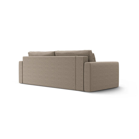 Belfast 3-Sitzer Sofa mit Schlaffunktion und Stauraum, aus Strukturierter Stoff in Dunkelbeige (Heritage Truffle), 238x105x84 cm von Cosmopolitan Design – Bild 7