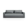 Belfast 3-Sitzer Sofa mit Schlaffunktion und Stauraum, aus Strukturierter Stoff in Grau (Heritage Ash), 238x105x84 cm von Cosmopolitan Design – Bild 1