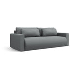 Belfast 3-Sitzer Sofa mit Schlaffunktion und Stauraum, aus Strukturierter Stoff in Grau (Heritage Ash), 238x105x84 cm von Cosmopolitan Design – Bild 3