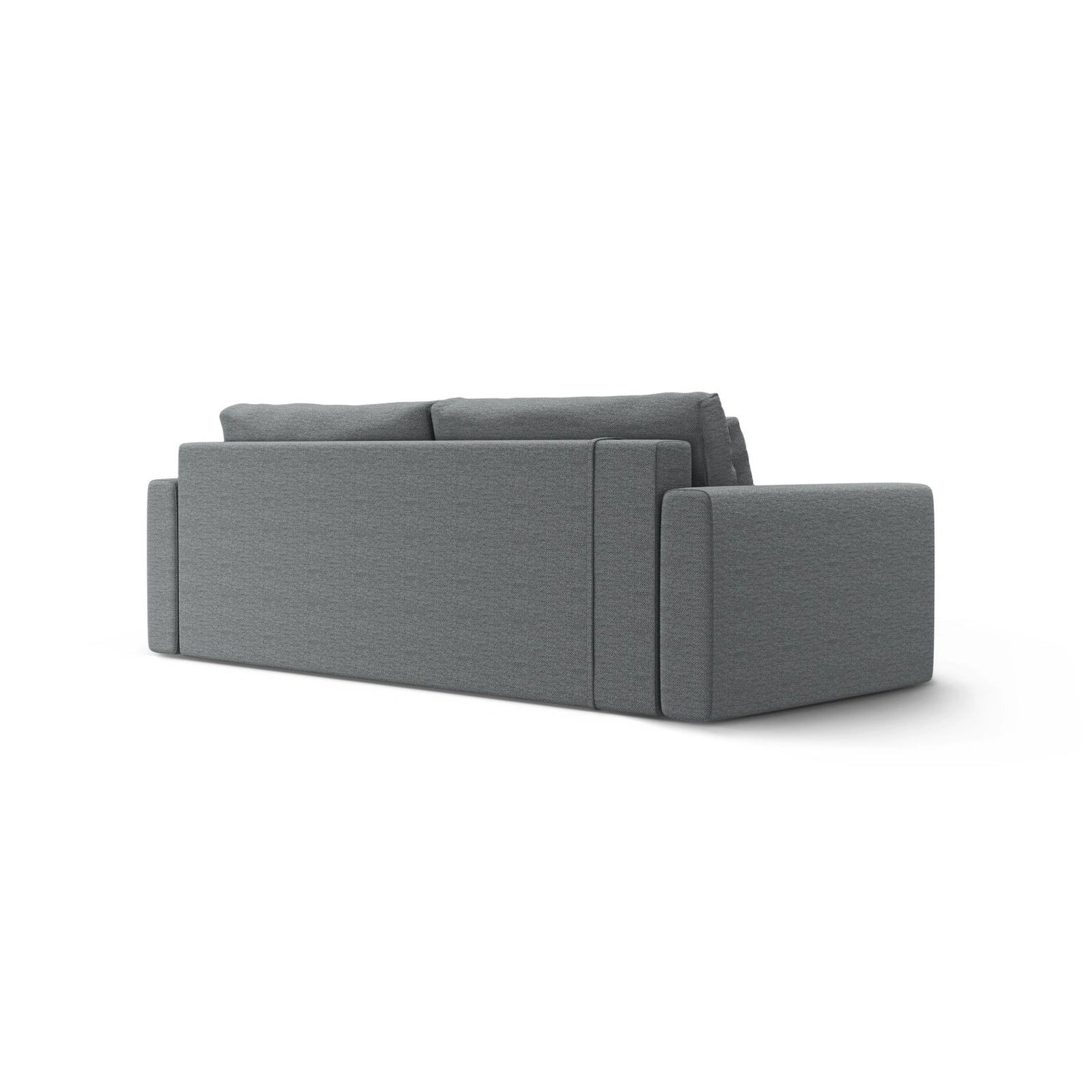 Belfast 3-Sitzer Sofa mit Schlaffunktion und Stauraum, aus Strukturierter Stoff in Grau (Heritage Ash), 238x105x84 cm von Cosmopolitan Design – Bild 7