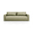 Belfast 3-Sitzer Sofa mit Schlaffunktion und Stauraum, aus Strukturierter Stoff in Olive (Heritage Avocat), 238x105x84 cm von Cosmopolitan Design – Bild 1