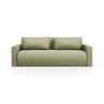 Belfast 3-Sitzer Sofa mit Schlaffunktion und Stauraum, aus Strukturierter Stoff in Olive (Heritage Avocat), 238x105x84 cm von Cosmopolitan Design – Bild 1
