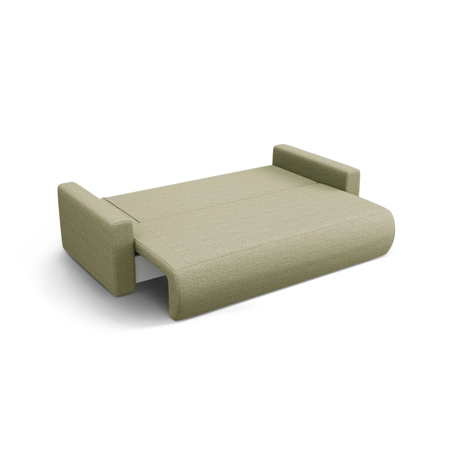Belfast 3-Sitzer Sofa mit Schlaffunktion und Stauraum, aus Strukturierter Stoff in Olive (Heritage Avocat), 238x105x84 cm von Cosmopolitan Design – Bild 5
