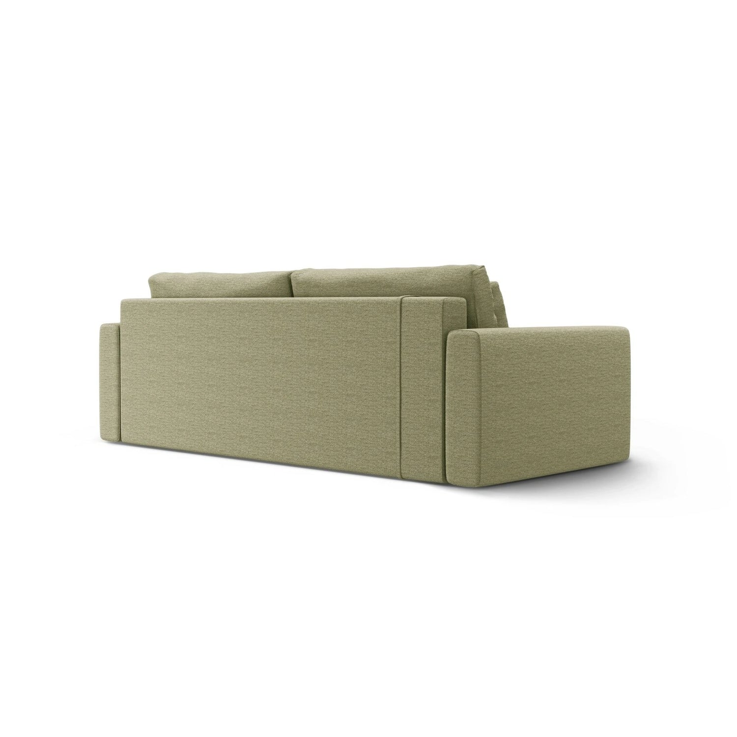 Belfast 3-Sitzer Sofa mit Schlaffunktion und Stauraum, aus Strukturierter Stoff in Olive (Heritage Avocat), 238x105x84 cm von Cosmopolitan Design – Bild 7