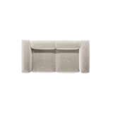 Bergamo 2-Sitzer Sofa aus Strukturierter Stoff in Beige (Liberty 2), 224x108x70 cm von Cosmopolitan Design – Bild 6