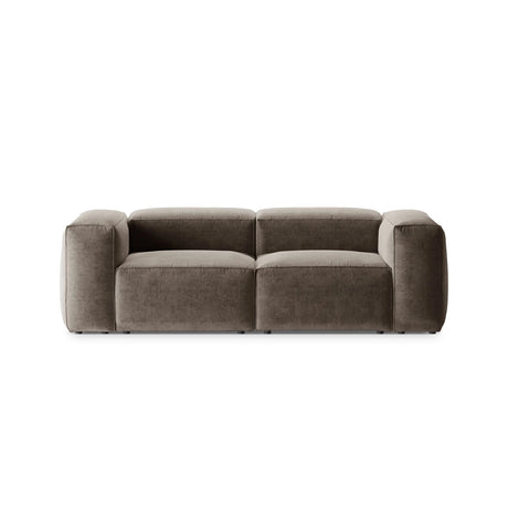 Bergamo 2-Sitzer Sofa aus Strukturierter Stoff in Cappuccino (Liberty 5), 224x108x70 cm von Cosmopolitan Design – Bild 1