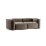 Bergamo 2-Sitzer Sofa aus Strukturierter Stoff in Cappuccino (Liberty 5), 224x108x70 cm von Cosmopolitan Design – Bild 4