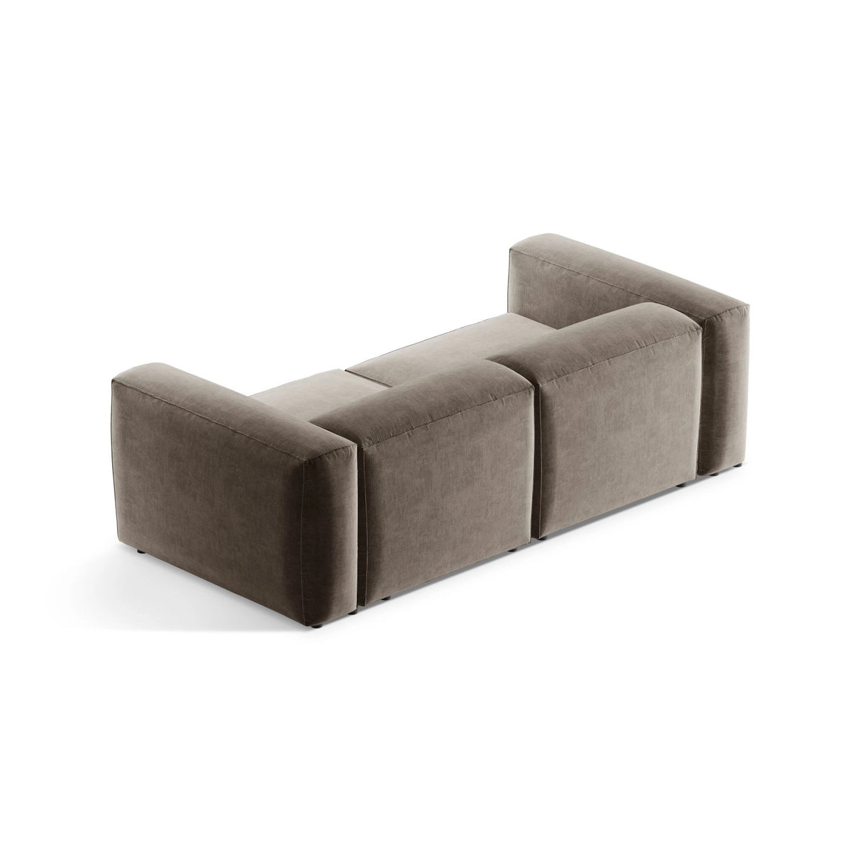 Bergamo 2-Sitzer Sofa aus Strukturierter Stoff in Cappuccino (Liberty 5), 224x108x70 cm von Cosmopolitan Design – Bild 5