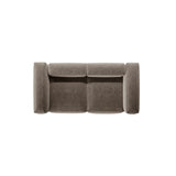Bergamo 2-Sitzer Sofa aus Strukturierter Stoff in Cappuccino (Liberty 5), 224x108x70 cm von Cosmopolitan Design – Bild 6