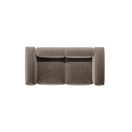 Bergamo 2-Sitzer Sofa aus Strukturierter Stoff in Cappuccino (Liberty 5), 224x108x70 cm von Cosmopolitan Design – Bild 6
