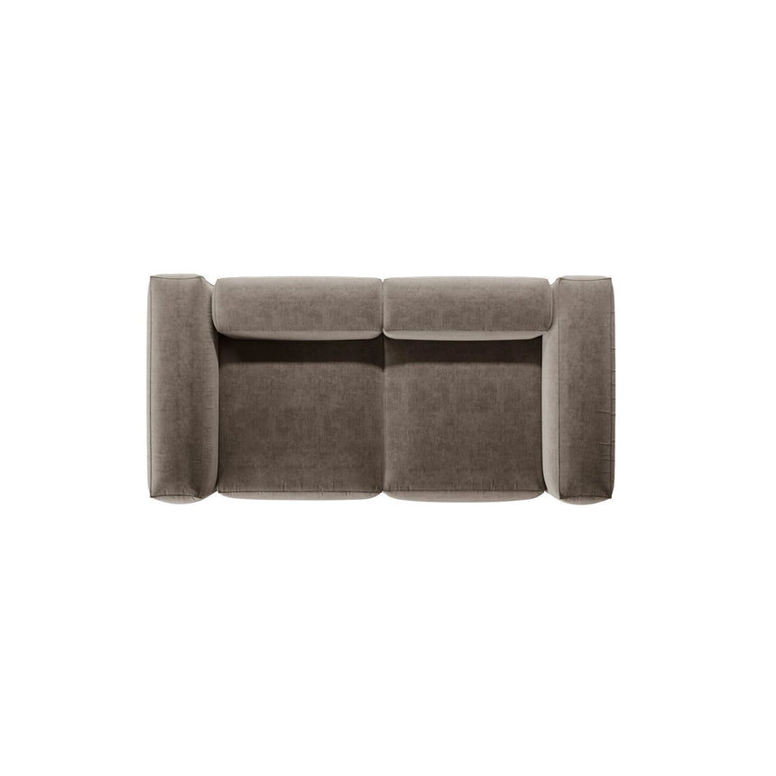 Bergamo 2-Sitzer Sofa aus Strukturierter Stoff in Cappuccino (Liberty 5), 224x108x70 cm von Cosmopolitan Design – Bild 6