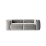 Bergamo 2-Sitzer Sofa aus Strukturierter Stoff in Hellgrau (Liberty 18), 224x108x70 cm von Cosmopolitan Design – Bild 1
