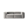 Bergamo 2-Sitzer Sofa aus Strukturierter Stoff in Hellgrau (Liberty 18), 224x108x70 cm von Cosmopolitan Design – Bild 1