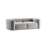 Bergamo 2-Sitzer Sofa aus Strukturierter Stoff in Hellgrau (Liberty 18), 224x108x70 cm von Cosmopolitan Design – Bild 4