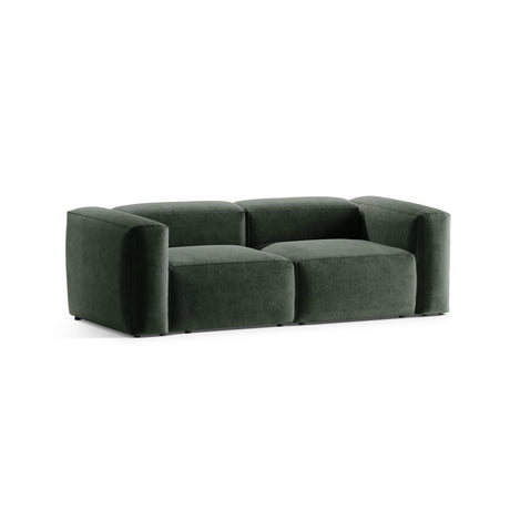 Bergamo 2-Sitzer Sofa aus Strukturierter Stoff in Moosgrün (Liberty 12), 224x108x70 cm von Cosmopolitan Design – Bild 4