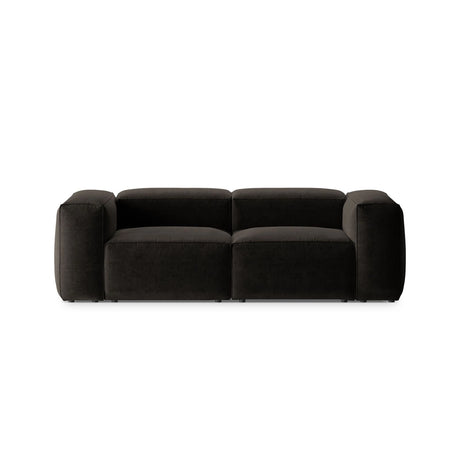 Bergamo 2-Sitzer Sofa aus Strukturierter Stoff in Schwarz (Liberty 22), 224x108x70 cm von Cosmopolitan Design – Bild 1