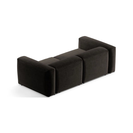 Bergamo 2-Sitzer Sofa aus Strukturierter Stoff in Schwarz (Liberty 22), 224x108x70 cm von Cosmopolitan Design – Bild 5