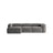 Bergamo 3-Sitzer Ecksofa, Linke Seite, aus Cord in Hellgrau (Perla 30), 304x152x70 cm von Cosmopolitan Design – Bild 1