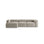 Bergamo 3-Sitzer Ecksofa, Linke Seite, aus Cord oder Strukturstoff, 304x152x70 cm von Cosmopolitan Design – Bild 1