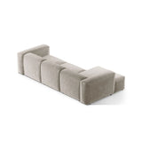 Bergamo 3-Sitzer Ecksofa, Linke Seite, aus Cord oder Strukturstoff, 304x152x70 cm von Cosmopolitan Design – Bild 5