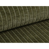 Bergamo 3-Sitzer Ecksofa, Rechte Seite, aus Cord in Grün (Perla 60), 304x152x70 cm von Cosmopolitan Design – Bild 7