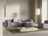 Bergamo 3-Sitzer Ecksofa, Rechte Seite, aus Cord in Hellgrau (Perla 30), 304x152x70 cm von Cosmopolitan Design – Bild 2