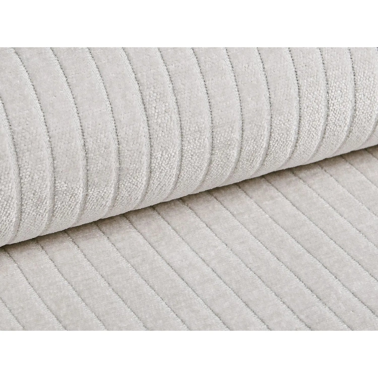 Bergamo 3-Sitzer Ecksofa, Rechte Seite, aus Cord oder Strukturstoff, 304x152x70 cm von Cosmopolitan Design – Bild 7