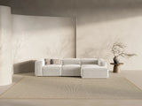 Bergamo 3-Sitzer Ecksofa, Rechte Seite, aus Strukturierter Stoff in Beige (Liberty 2), 304x152x70 cm von Cosmopolitan Design – Bild 2