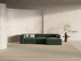 Bergamo 3-Sitzer Ecksofa, Rechte Seite, aus Strukturierter Stoff in Moosgrün (Liberty 12), 304x152x70 cm von Cosmopolitan Design – Bild 2