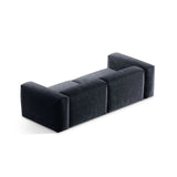 Bergamo 3-Sitzer Sofa aus Cord in Gedämpftes Blau (Perla 45), 264x108x70 cm von Cosmopolitan Design – Bild 5