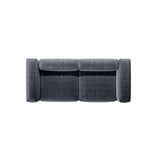 Bergamo 3-Sitzer Sofa aus Cord in Gedämpftes Blau (Perla 45), 264x108x70 cm von Cosmopolitan Design – Bild 6