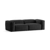 Bergamo 3-Sitzer Sofa aus Cord in Grau (Perla 35), 264x108x70 cm von Cosmopolitan Design – Bild 4