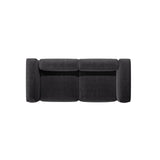 Bergamo 3-Sitzer Sofa aus Cord in Grau (Perla 35), 264x108x70 cm von Cosmopolitan Design – Bild 6