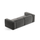 Bergamo 3-Sitzer Sofa aus Cord in Hellgrau (Perla 30), 264x108x70 cm von Cosmopolitan Design – Bild 5