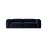 Bergamo 3-Sitzer Sofa aus Cord in Marineblau (Perla 40), 264x108x70 cm von Cosmopolitan Design – Bild 1