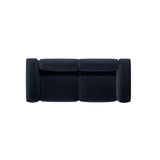 Bergamo 3-Sitzer Sofa aus Cord in Marineblau (Perla 40), 264x108x70 cm von Cosmopolitan Design – Bild 6
