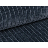 Bergamo 3-Sitzer Sofa aus Cord in Marineblau (Perla 40), 264x108x70 cm von Cosmopolitan Design – Bild 7