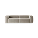 Bergamo 3-Sitzer Sofa aus Strukturierter Stoff in Beige (Liberty 2), 264x108x70 cm von Cosmopolitan Design – Bild 1